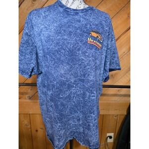 Volkswagen Graphic T-Shirt Mens XL Blue Acid Wash Changes VW Beetle Bus GTI Tee